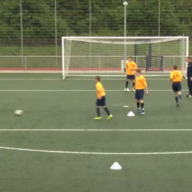 U8 Soccer Dribble Game with Numbers SoccerCoaches