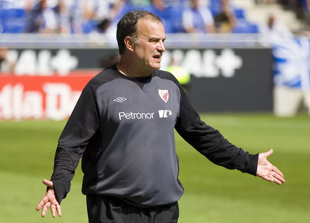 Marcelo Bielsa during his time at Athletic Bilbao