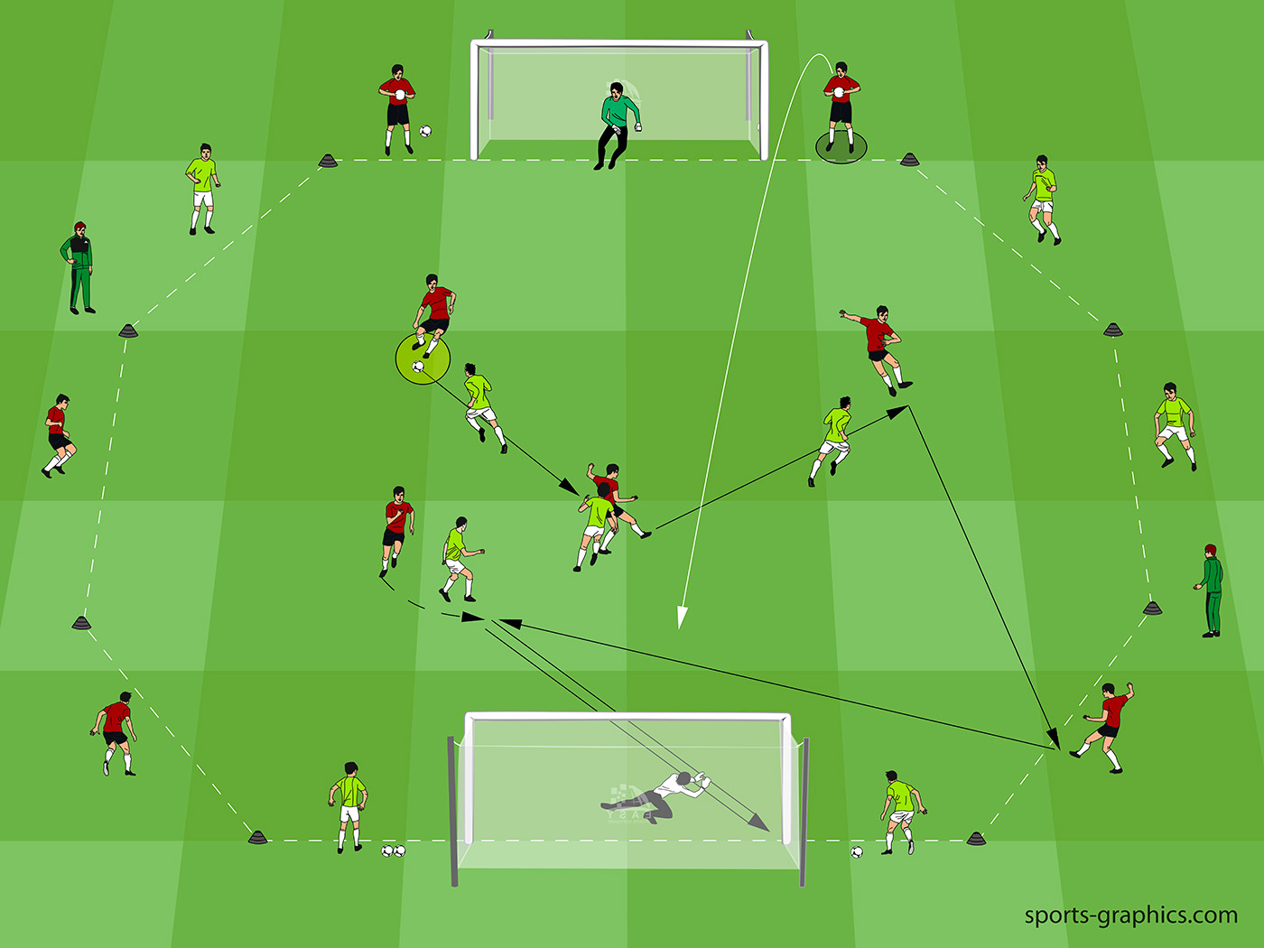 Small-Sided Game #1: 4v4+2 – Heading Duel